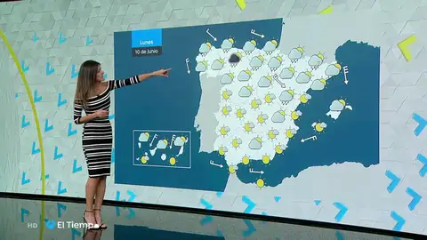 La semana arranca con lluvia en el Cantábrico y Cataluña y despejado en el resto La semana arranca con lluvia en el Cantábrico y Cataluña y despejado en el resto