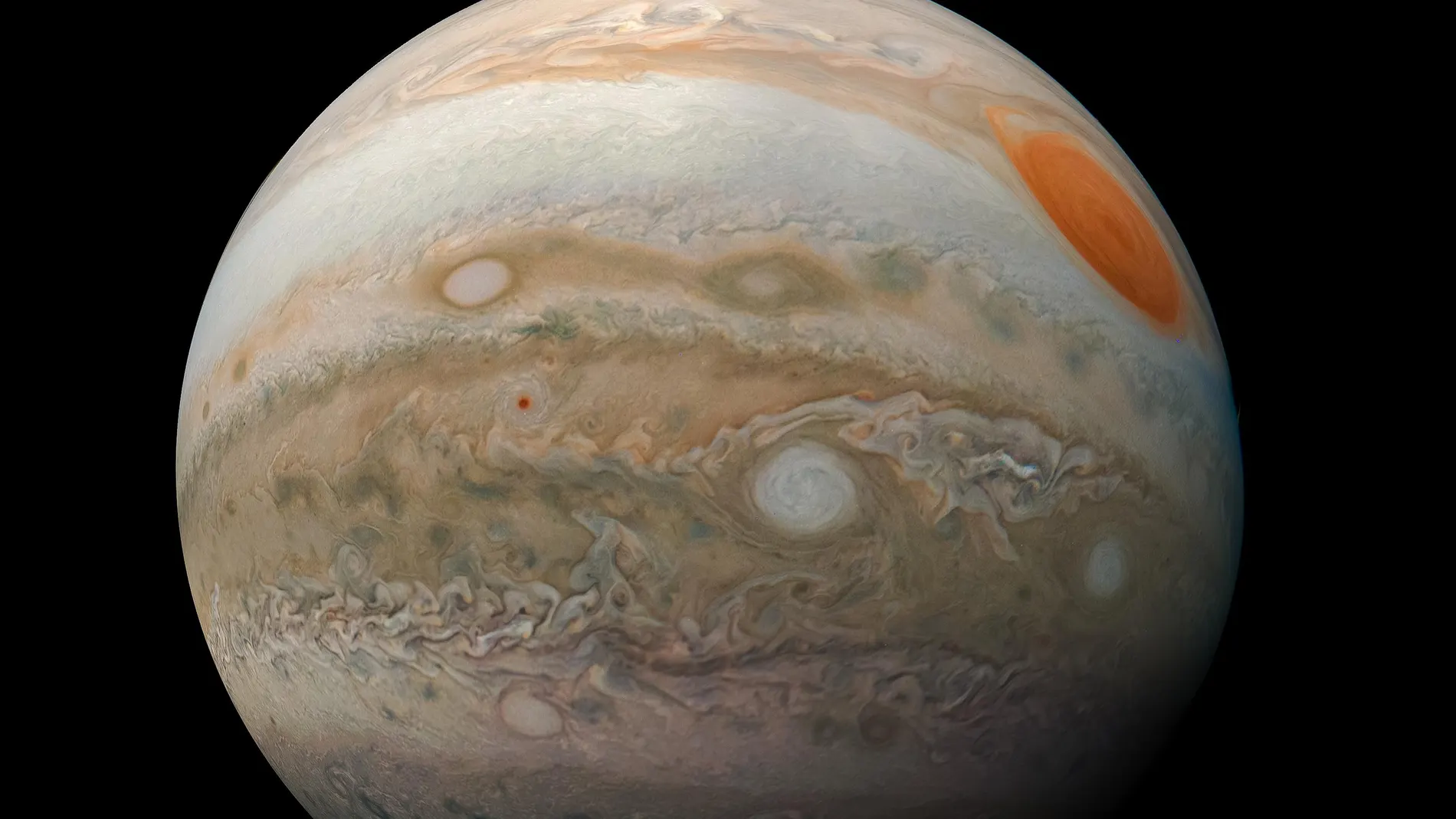 Júpiter captado por la sonda espacial Juno Júpiter captado por la sonda espacial Juno