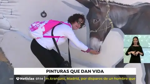 Pueblo con vida. caceres