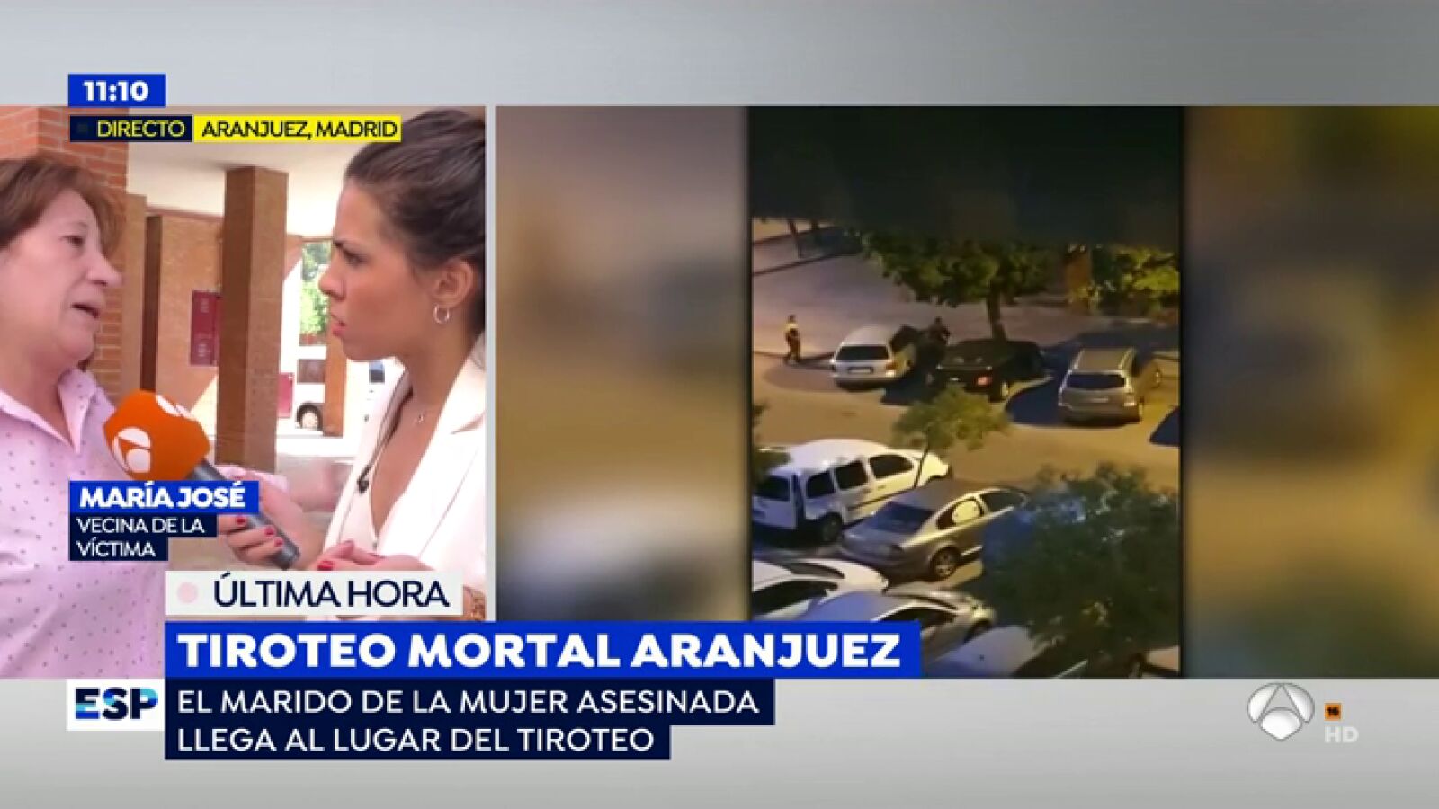 Testigo del tiroteo de Aranjuez: 