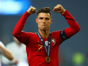 Cristiano Ronaldo, tras ganar la Nations League Cristiano Ronaldo, tras ganar la Nations League