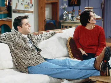 Monica y Joey en 'Friends' Monica y Joey en 'Friends'
