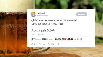 Tuits sobre cerveza