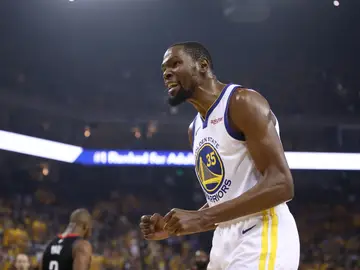 Kevin Durant, durante un partido con los Warriors Kevin Durant, durante un partido con los Warriors