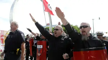 Imagen del grupo neonazi en Detroit Imagen del grupo neonazi en Detroit