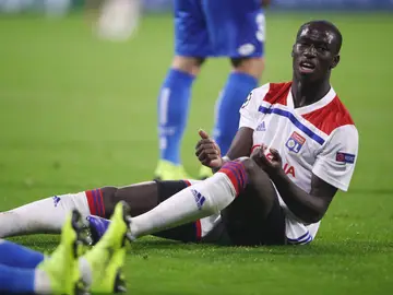 Ferland Mendy, durante un partido con el Lyon Ferland Mendy, durante un partido con el Lyon