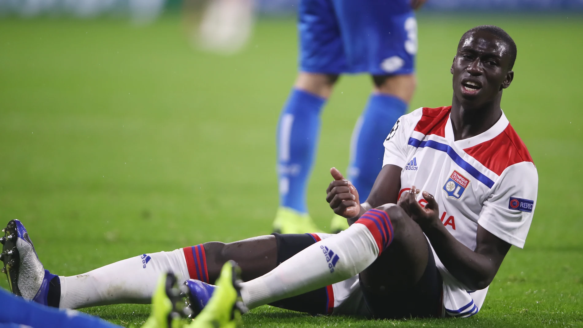 Ferland Mendy, durante un partido con el Lyon Ferland Mendy, durante un partido con el Lyon