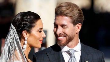 Pilar Rubio y Sergio Ramos en su boda Pilar Rubio y Sergio Ramos en su boda