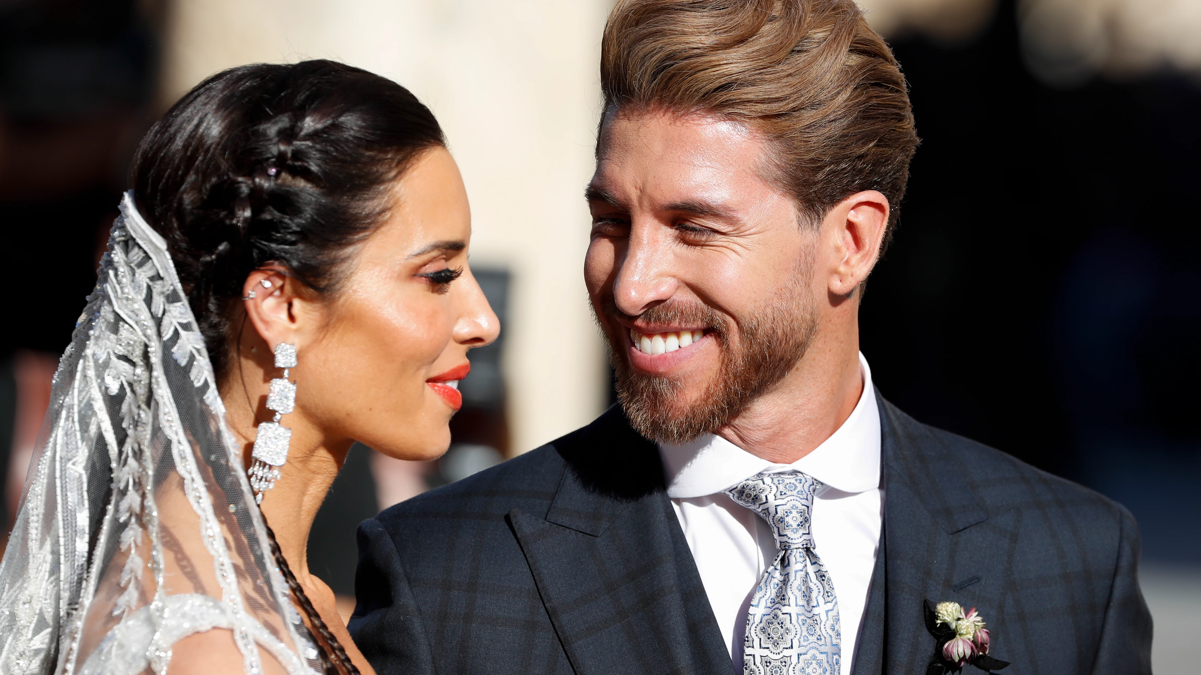 Pilar Rubio y Sergio Ramos en su boda Pilar Rubio y Sergio Ramos en su boda