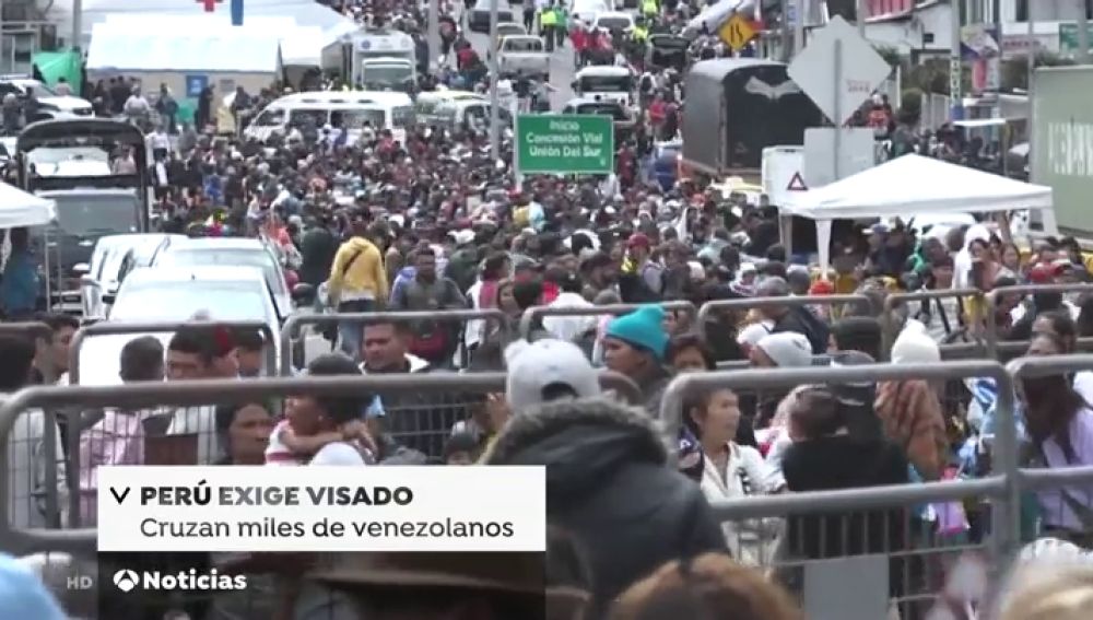 Perú limita la entrada de venezolanos