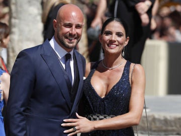 Pepe Reina, en la boda de Sergio Ramos y de Pilar Rubio
