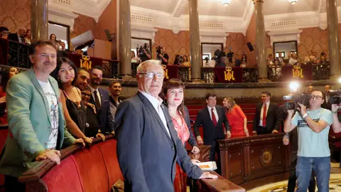 Joan Ribó en el pleno de elección del alcalde de Valencia Joan Ribó en el pleno de elección del alcalde de Valencia