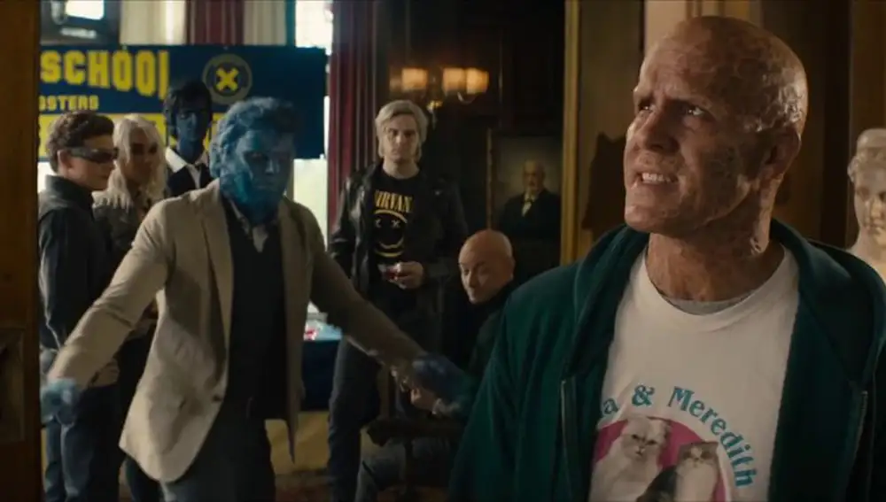 Escena de 'Deadpool 2' donde salen los X-Men