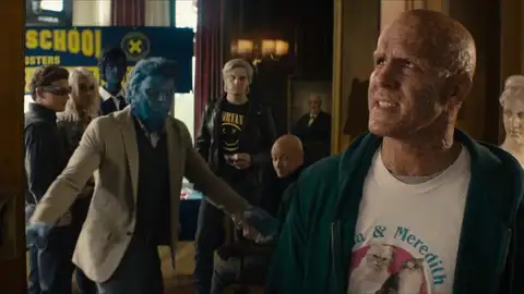 Escena de 'Deadpool 2' donde salen los X-Men Escena de 'Deadpool 2' donde salen los X-Men