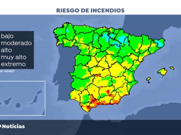 La falta de humedad aumenta las probabilidades de que se produzcan incendios en España
