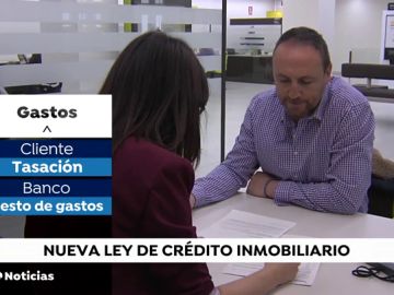 La que la mayor parte de los gastos hipotecarios pasa a cargo de los bancos con la entrada en vigor de la nueva ley