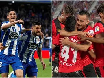 El Deportivo de La Coruña y el Mallorca El Deportivo de La Coruña y el Mallorca
