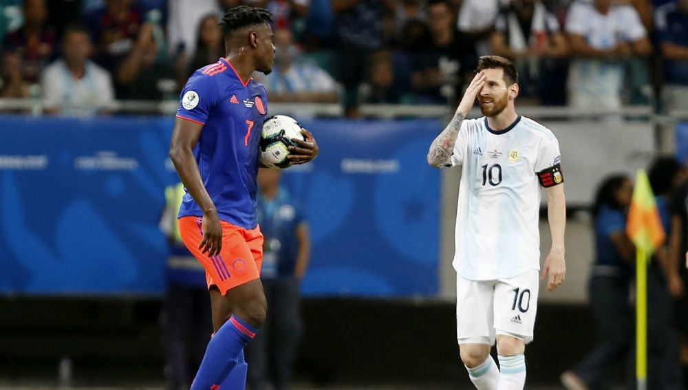 Messi, ante Colombia
