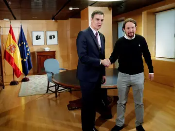 Pedro Sánchez y Pablo Iglesias Pedro Sánchez y Pablo Iglesias