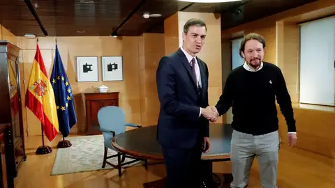 Pedro Sánchez y Pablo Iglesias Pedro Sánchez y Pablo Iglesias