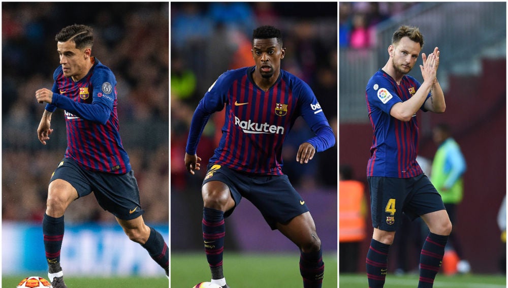 Coutinho, Semedo y Rakitic