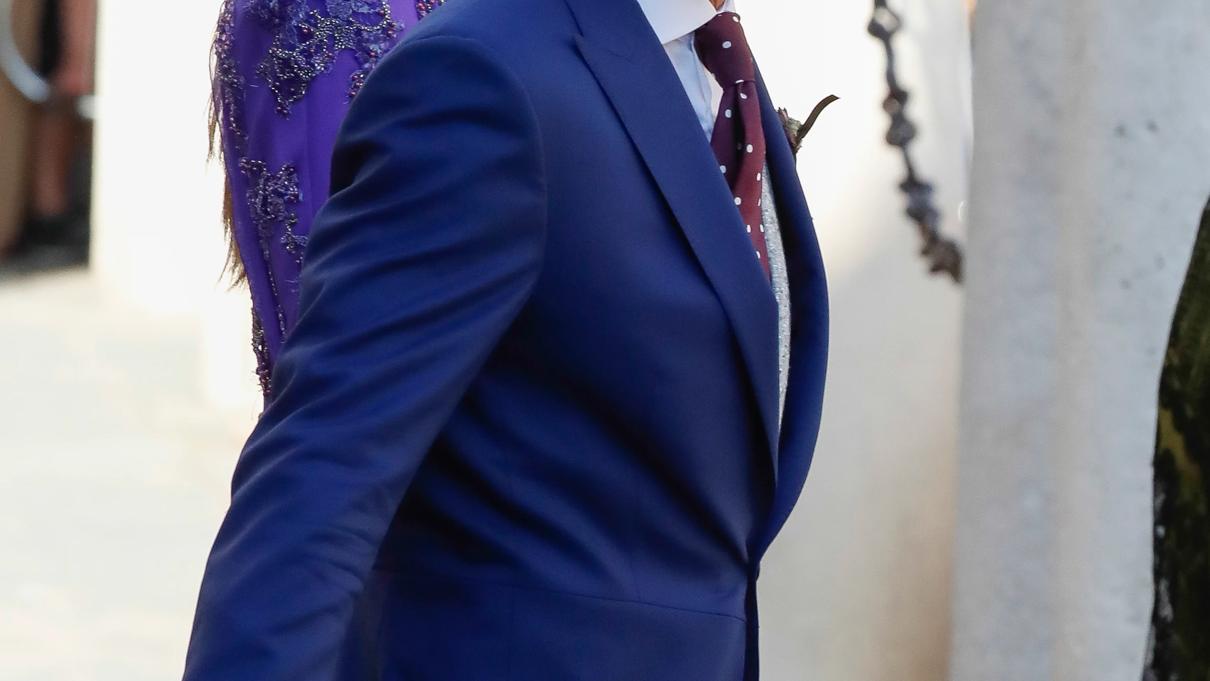 Lorena Gómez y René Ramos en la boda de Sergio Ramos y Pilar Rubio Lorena Gómez y René Ramos en la boda de Sergio Ramos y Pilar Rubio