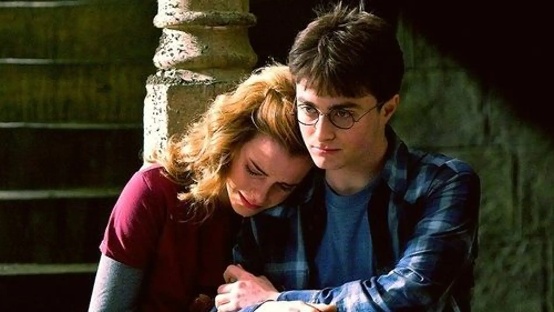 Hermione y Harry en la saga 'Harry Potter'