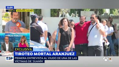 Habla el viudo del tiroteo de Aranjuez: 
