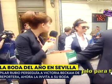 El día que Pilar Rubio corrió detrás de Victoria Beckham mientras ella la ignoraba El día que Pilar Rubio corrió detrás de Victoria Beckham mientras ella la ignoraba