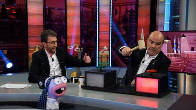 Antonio Resines, a punto de destruir la sección de Trancas y Barrancas en 'El Hormiguero 3.0'