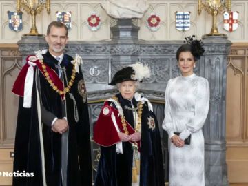 El Rey Felipe VI es investido caballero de la Orden de la Jarretera por la Reina Isabel II