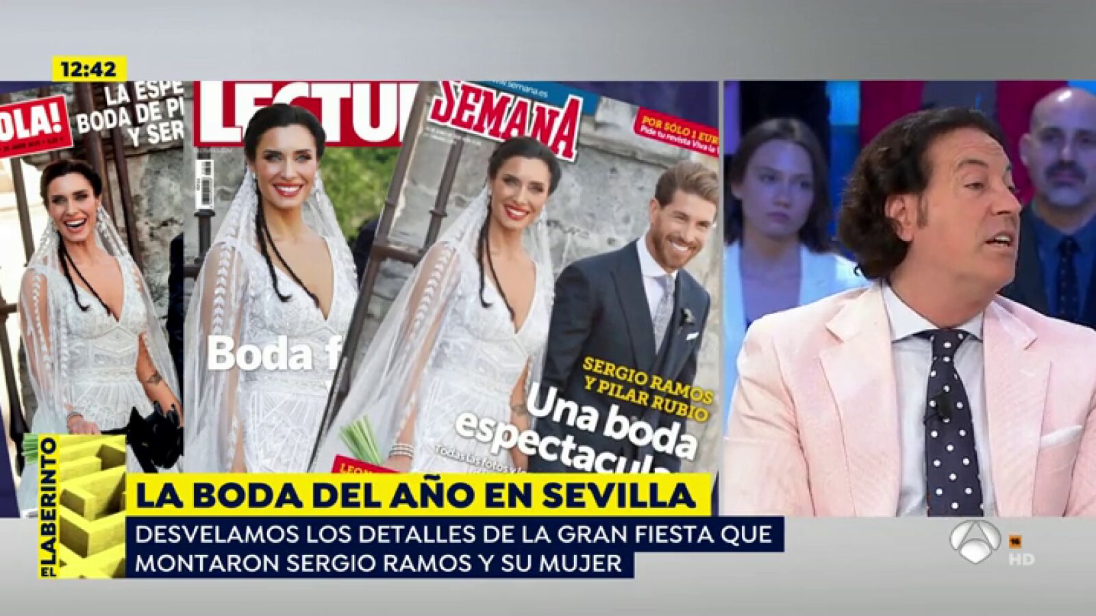 Pipi Estrada y los detalles de la boda de Ramos y Pilar Rubio: 
