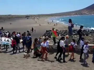 Costas ordena parar las obras del hotel La Tejita Costas ordena parar las obras del hotel La Tejita