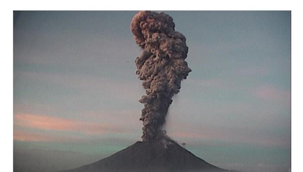 Alerta en México por la erupción del volcán Popocatépetl.