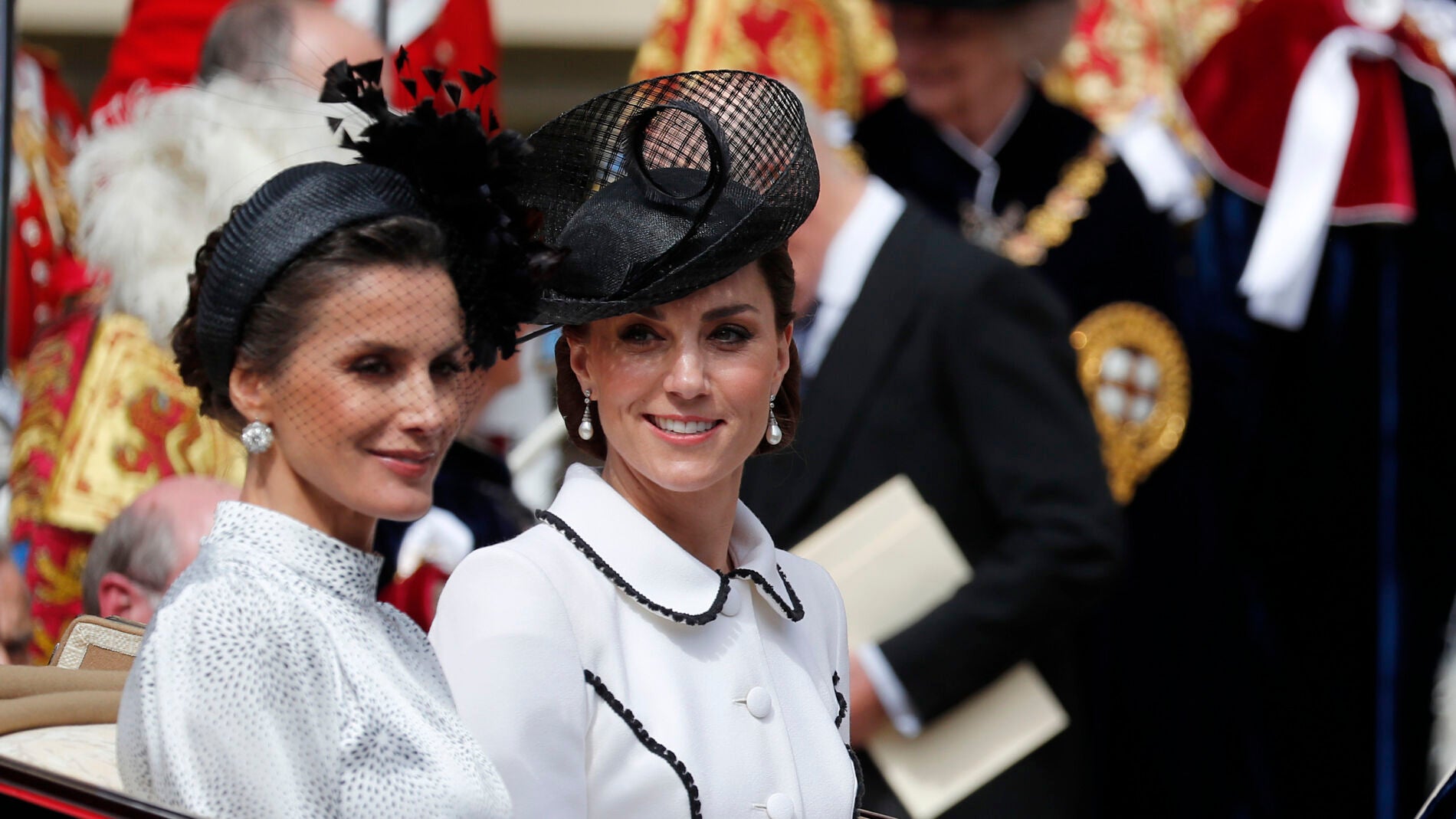 Kate Middleton y la reina Letizia