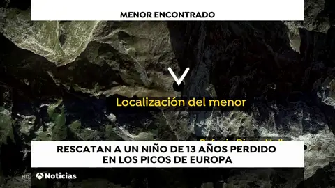 Aparece en buen estado el niño de 13 años desaparecido en los Picos de Europa Aparece en buen estado el niño de 13 años desaparecido en los Picos de Europa