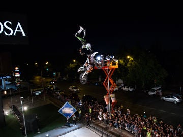 La espectacular exhibición de riesgo extremo de los motoristas de 'Nitro Circus' en 'El Hormiguero 3.0'