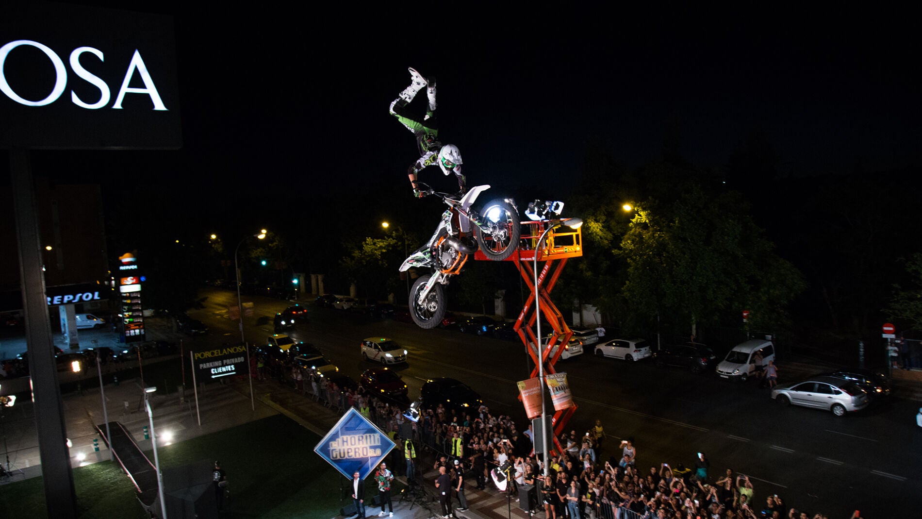 La espectacular exhibición de riesgo extremo de los motoristas de 'Nitro Circus' en 'El Hormiguero 3.0'