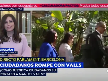 Lorena Roldán, portavoz de Ciudadanos en el Parlament Lorena Roldán, portavoz de Ciudadanos en el Parlament