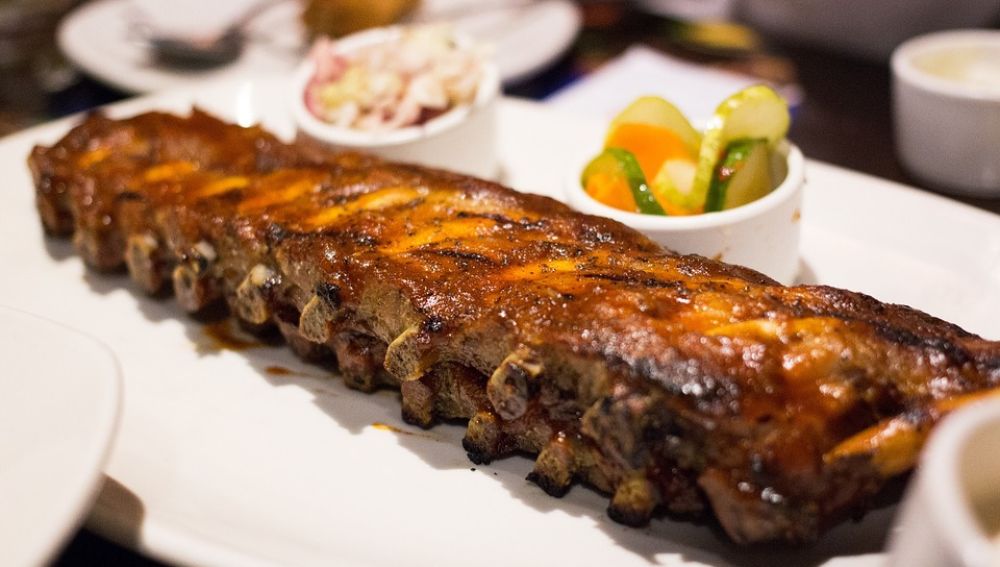 Costillas a la barbacoa