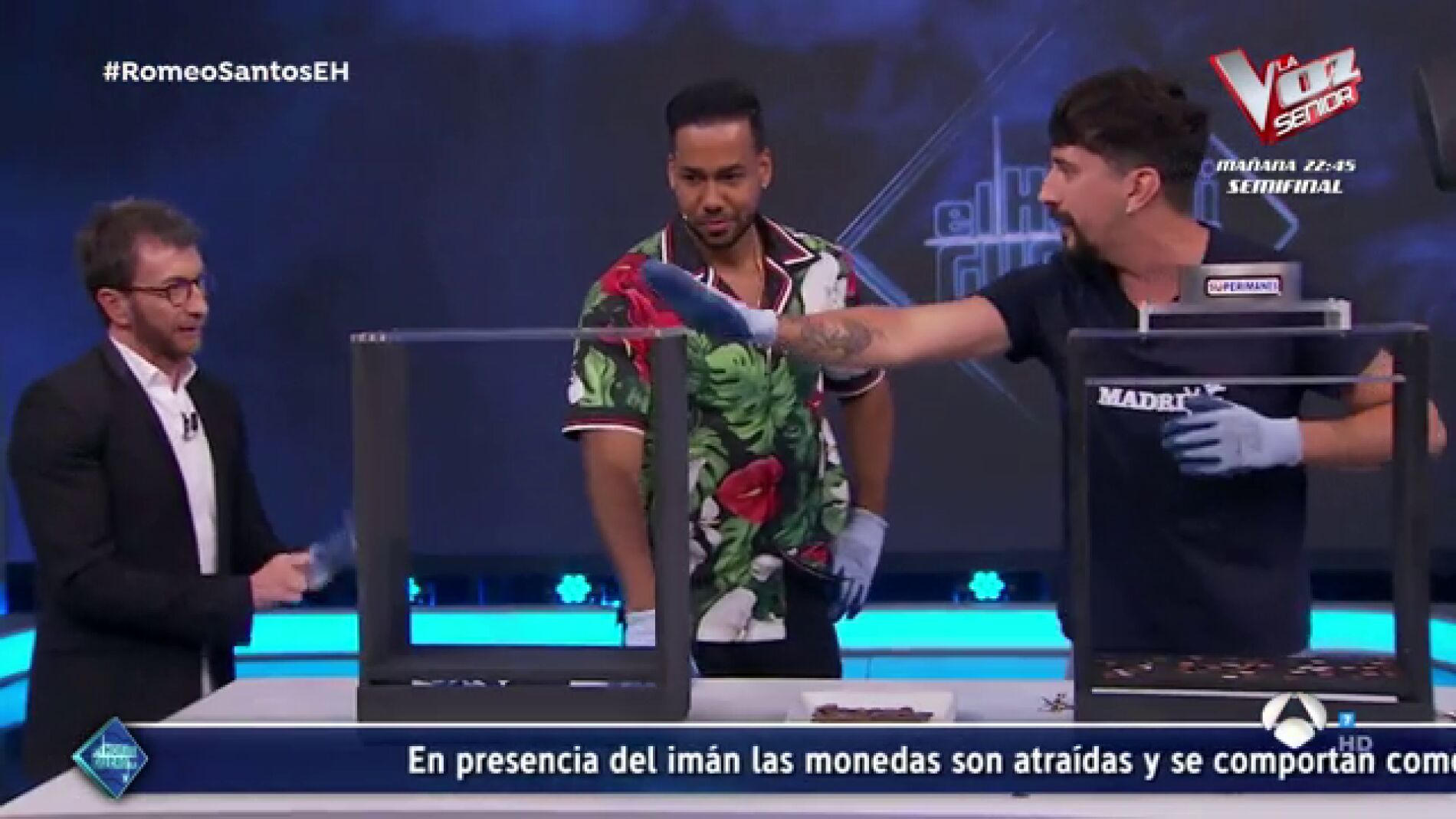La ciencia al completo de Marron con Romeo Santos en 'El Hormiguero 3.0'