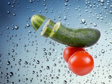 Pepino y tomate Pepino y tomate