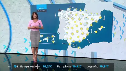 Sigue el calor por encima de los 30 grados, con lluvias fuertes en Galicia Sigue el calor por encima de los 30 grados, con lluvias fuertes en Galicia