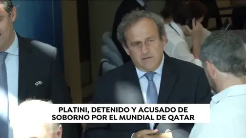 Michel Platini, detenido en Nanterre por la adjudicación del Mundial 2022 a Catar Michel Platini, detenido en Nanterre por la adjudicación del Mundial 2022 a Catar