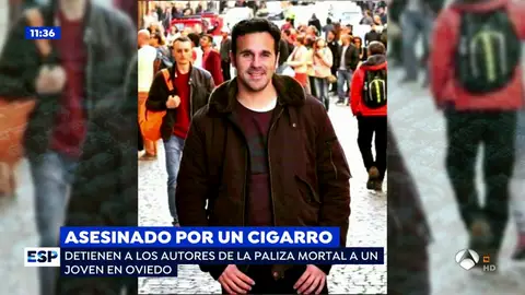 Asesinado por un cigarrillo. cigarro
