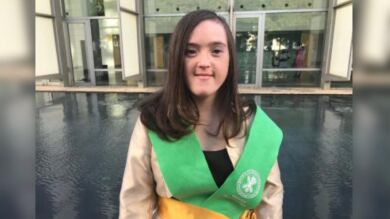 Blanca San Segundo, la primera mujer con síndrome de Down que termina un Grado universitario en España