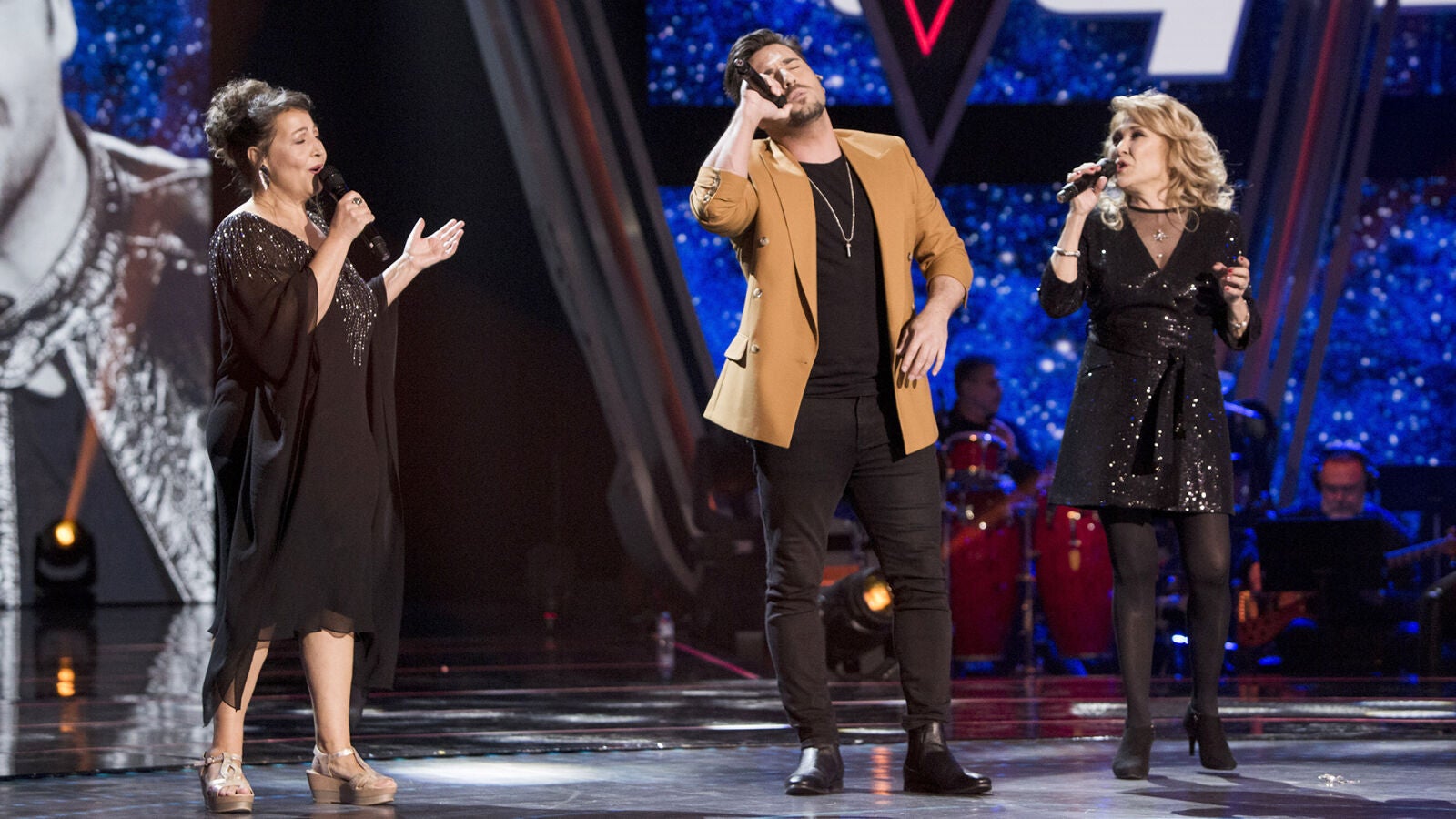 'La Voz Senior' emociona con la actuación especial de David Bustamante, Melendi, José Mercé y Tomatito en la Semifinal