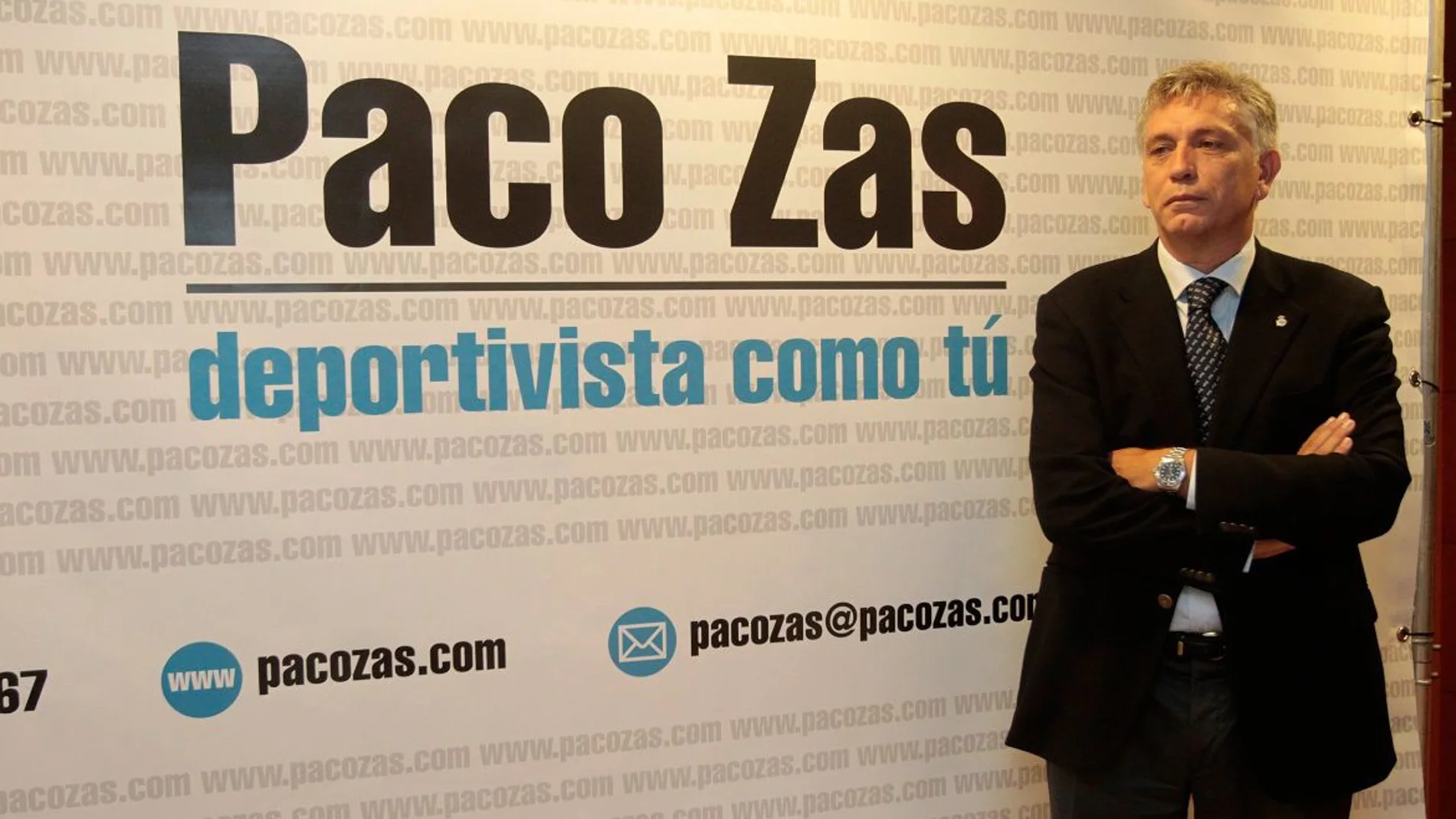 El presidente del Deportivo, Paco Zas. El presidente del Deportivo, Paco Zas.