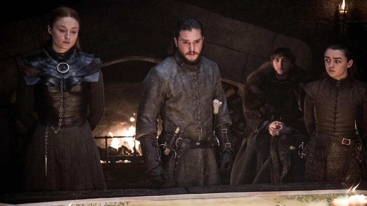 Sansa, Jon Snow, Bran y Arya en 'Juego de Tronos' Sansa, Jon Snow, Bran y Arya en 'Juego de Tronos'