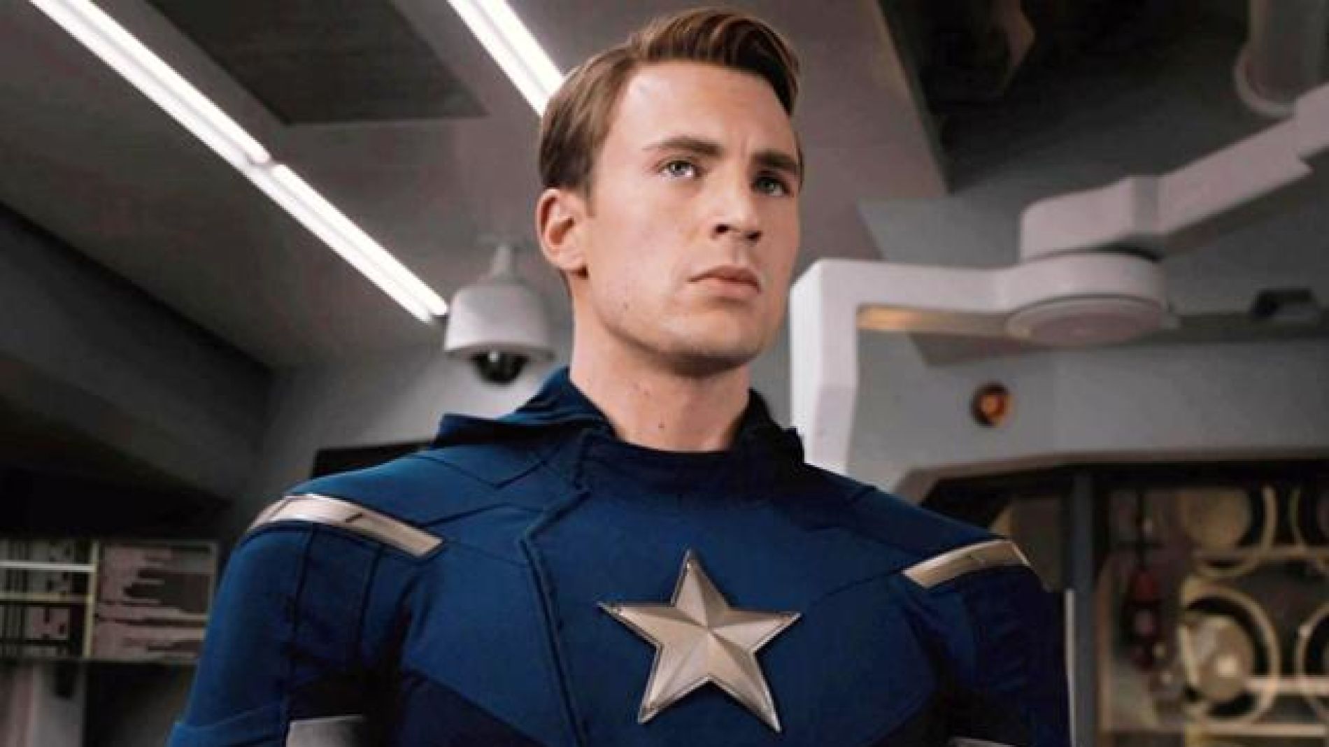 Chris Evans como Capit&aacute;n Am&eacute;rica